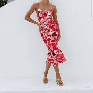 Hello Molly Runaway Tammy Dress Fuchsia Floral Dress, BRAND NEW, XS